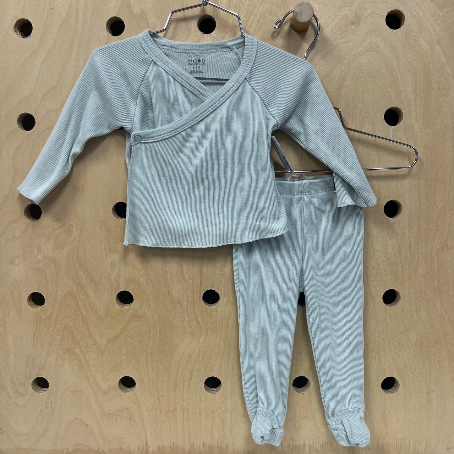 Light Blue Kimono Top Outfit