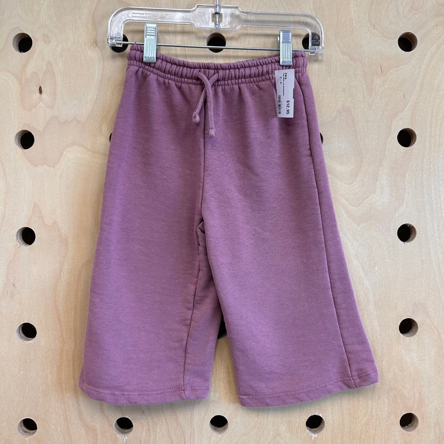 Pink Wide Leg Sweatpants