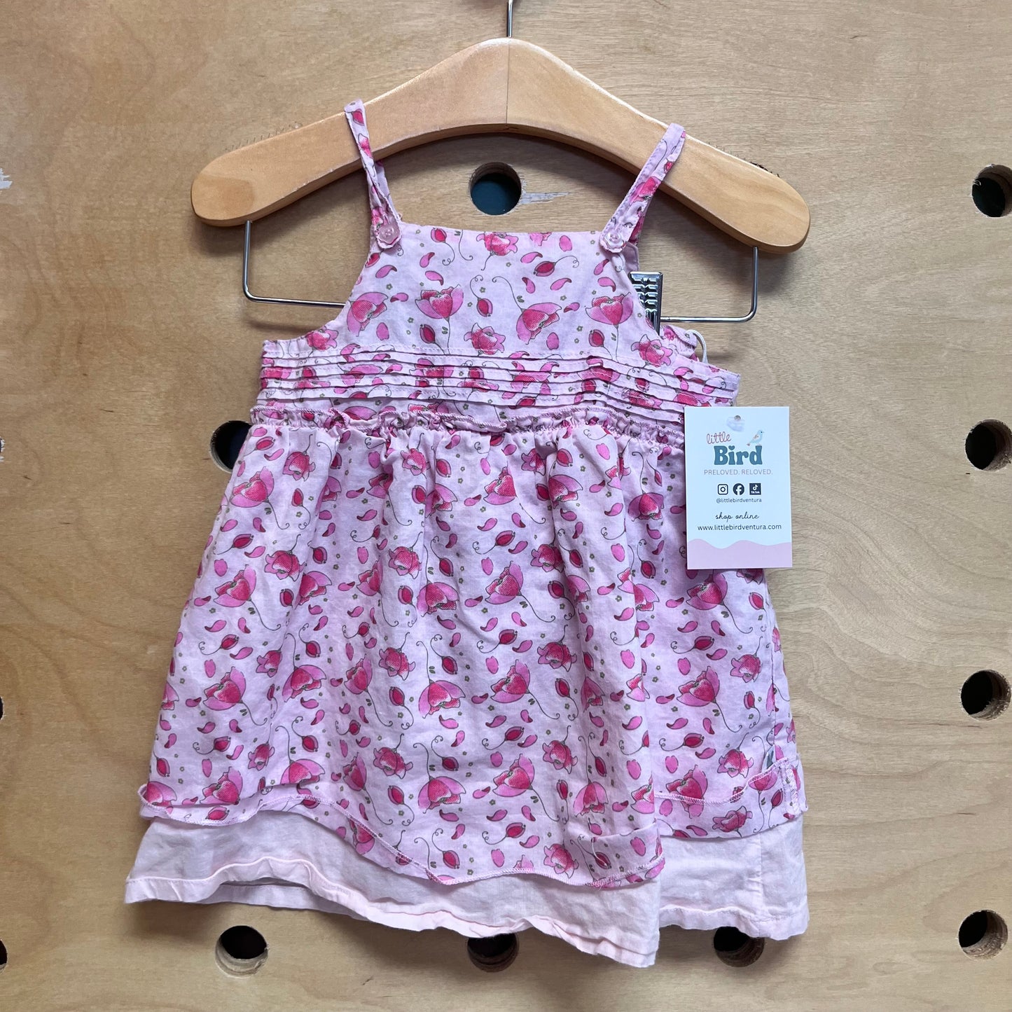 Pink Tulips Dress/Bloomers