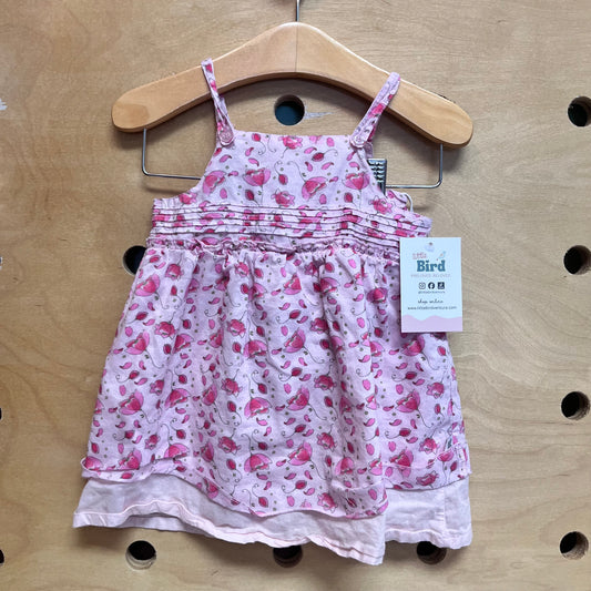 Pink Tulips Dress/Bloomers