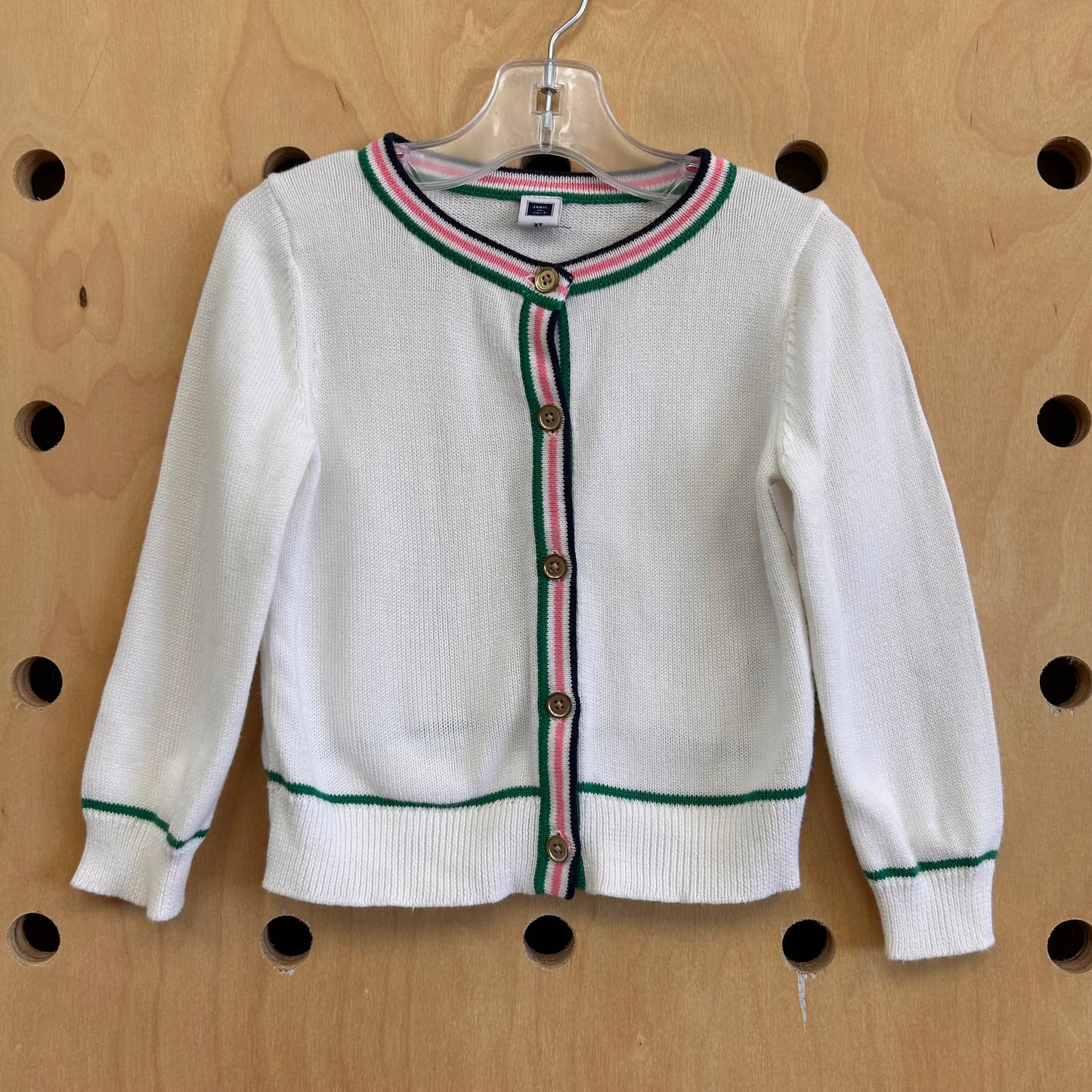White Knit Cardigan