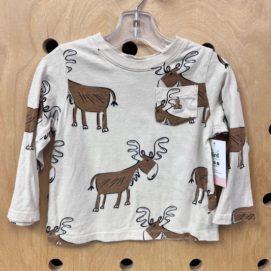 Cream Moose Organic Long Sleeve