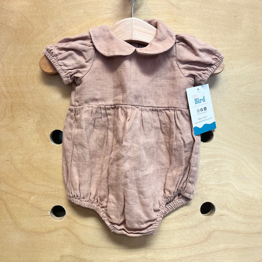 Clay Linen Romper