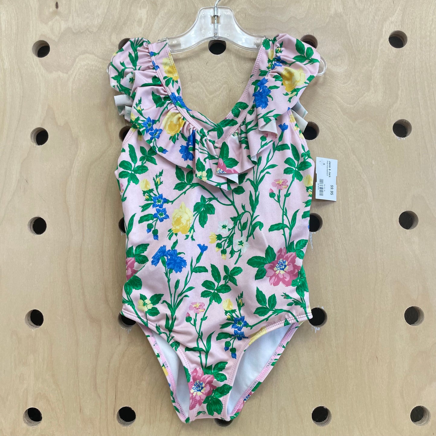 Pink Floral Swimsuit