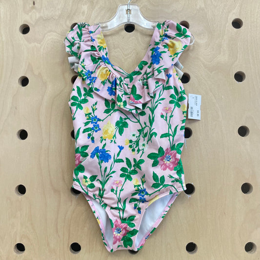 Pink Floral Swimsuit