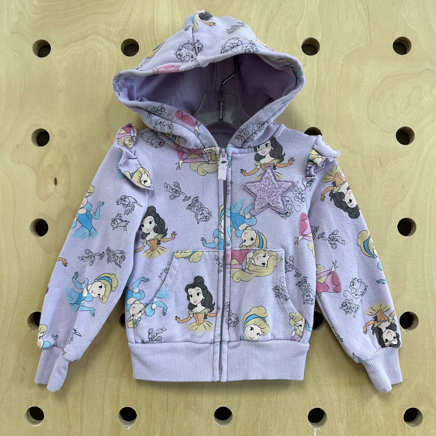 Lavender Princess Zip Hoodie