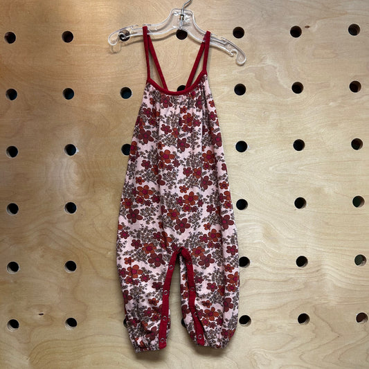 Organic Soft-Lined Floral Romper