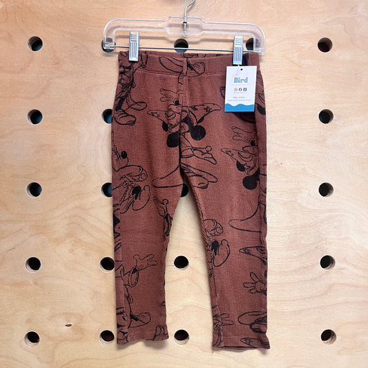 Brown Waffle Magical Mickey Leggings