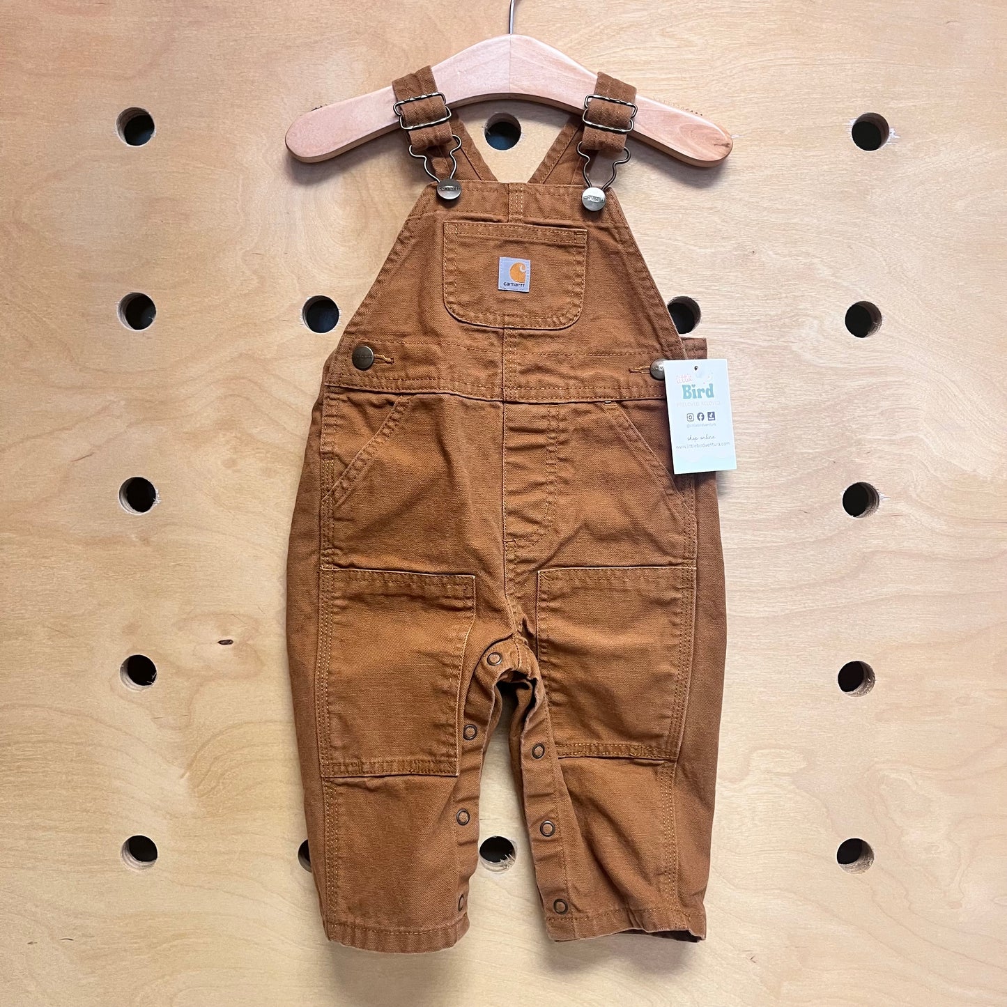 Brown Canvas Overalls