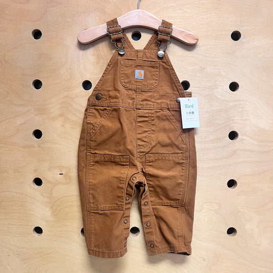 Brown Canvas Overalls