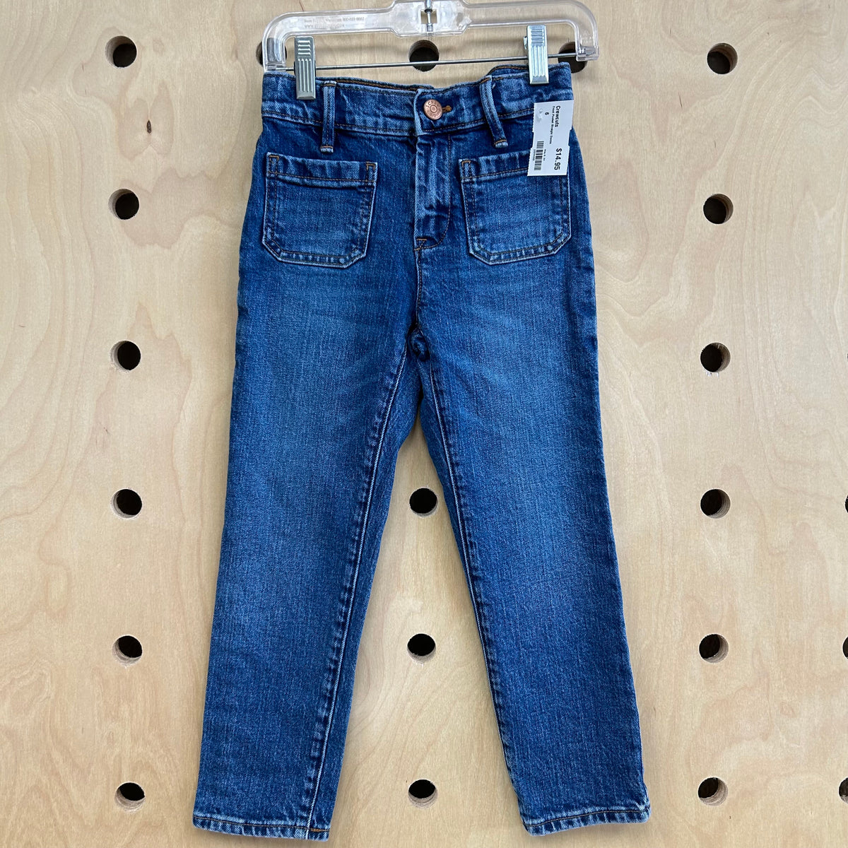 Front Pocket Straight Denim