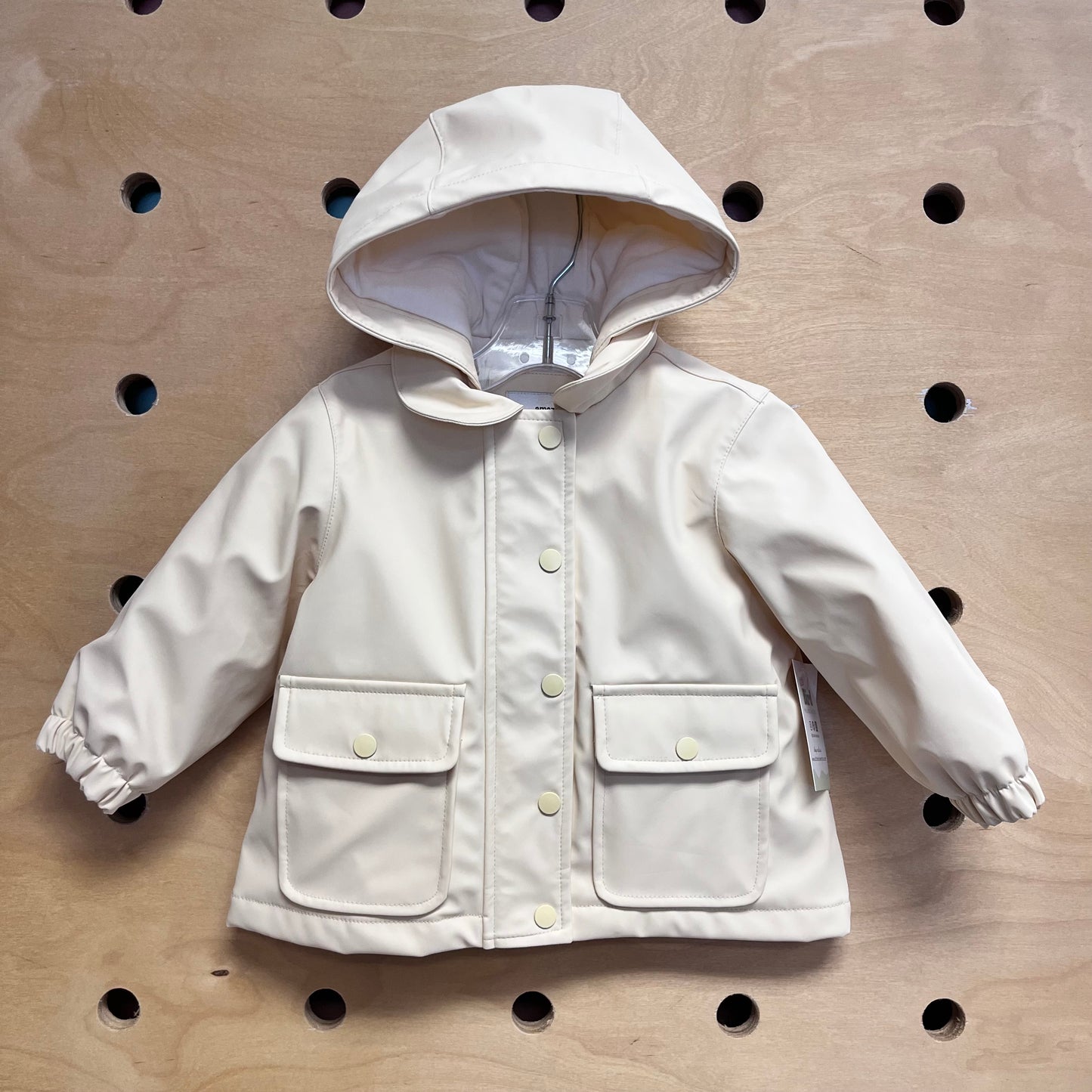 Eggshell Rain Jacket
