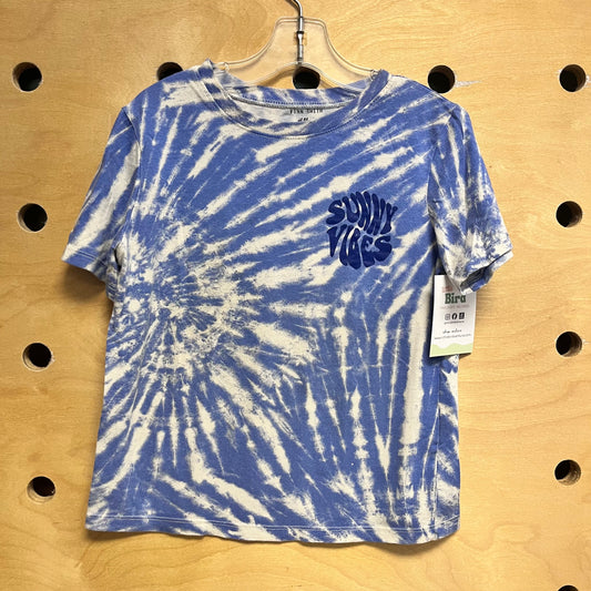 Blue Tie Dye Sunny Vibes Tee