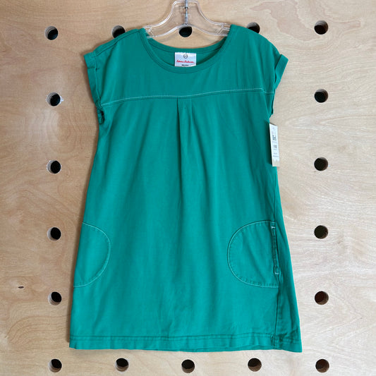 Green Cotton Pocket Dress