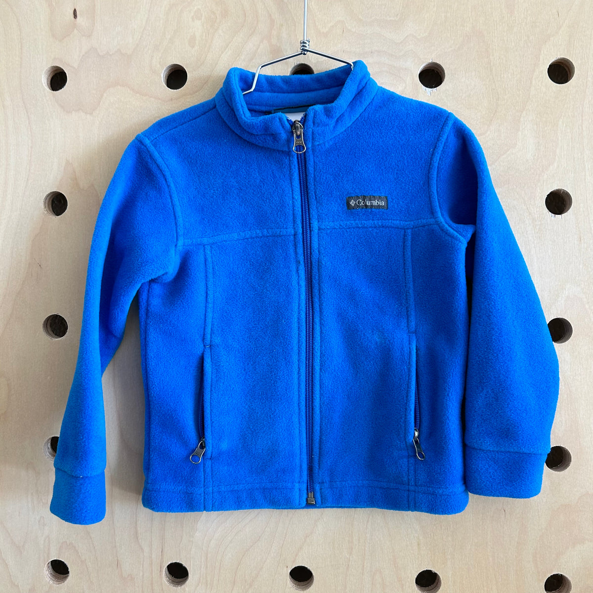 Blue Fleece Zip Up Jacket