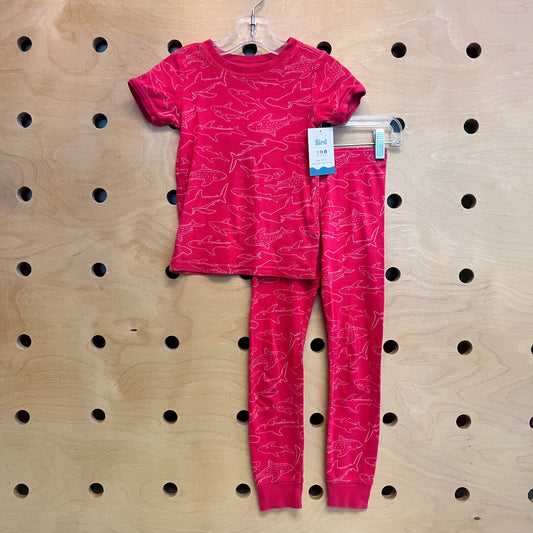 Pink/White Sharks Pajamas