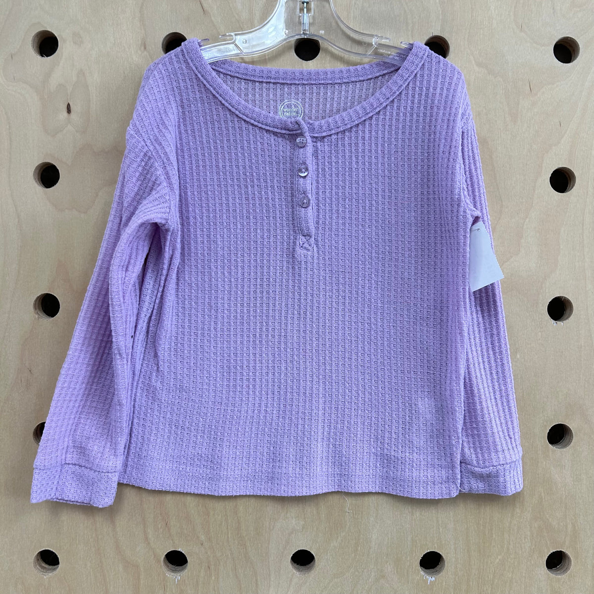 Lavender Waffle Knit Top