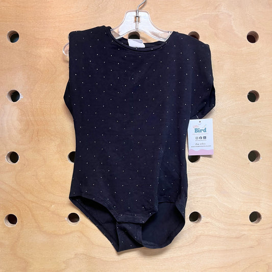 Black & Rhinestone Bodysuit