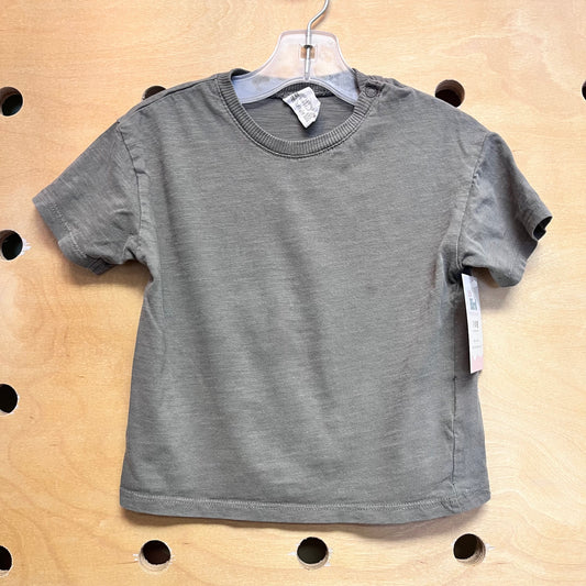Grey Cotton Tee
