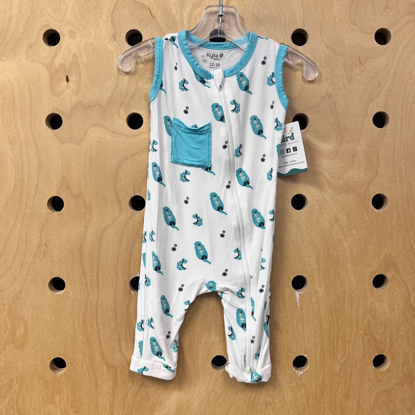 Blue Otters Bamboo Zippy