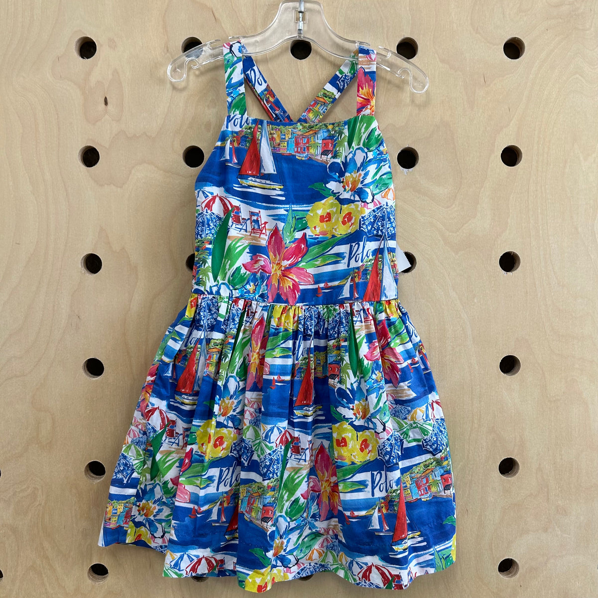 Blue Tropical Dress