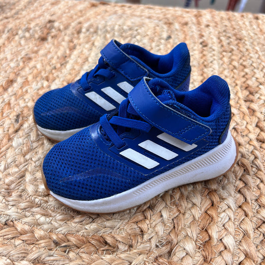Blue/White Run Falcon Sneakers