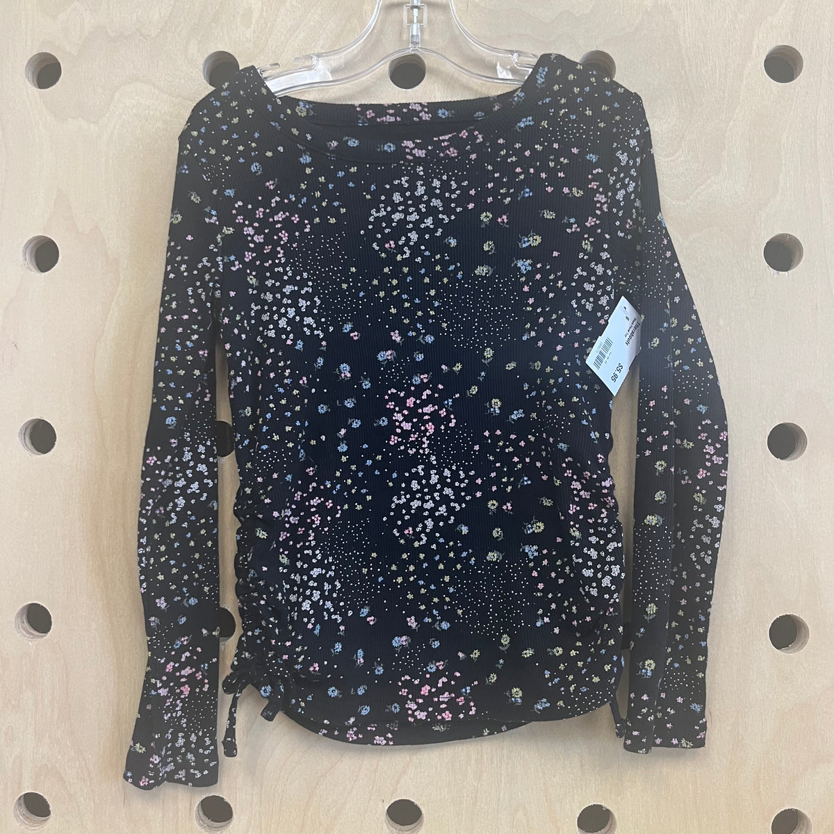 Black Floral Top