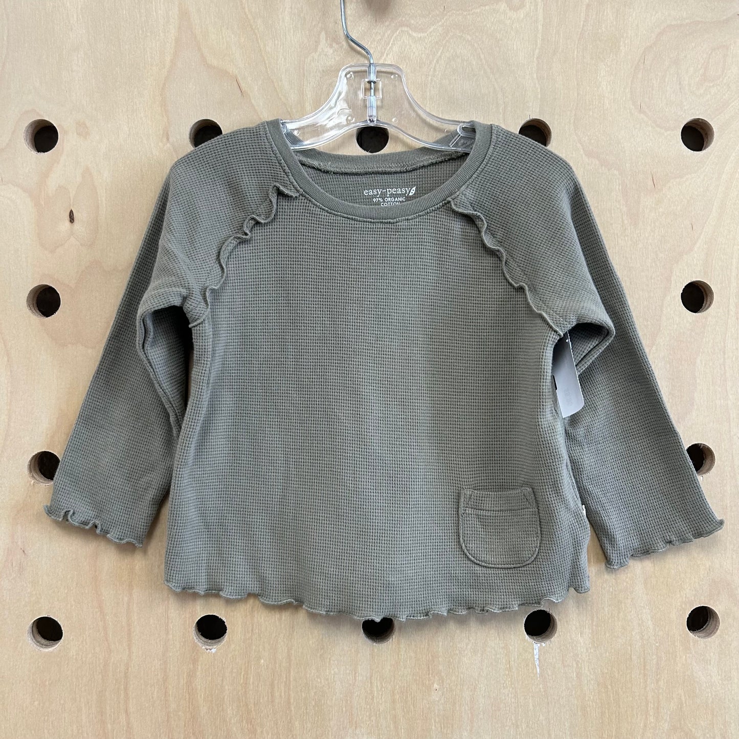 Organic Olive Waffle Top