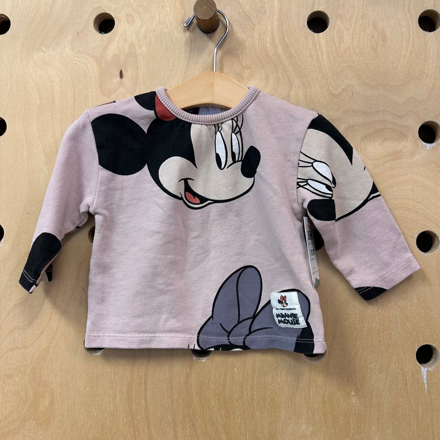 Pink Minnie French Terry Pullover