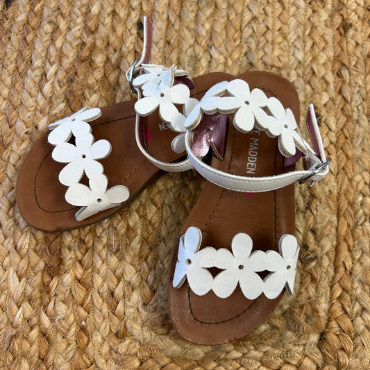 White Floral Sandals