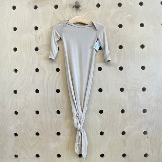 Tan Bamboo Knotted Gown