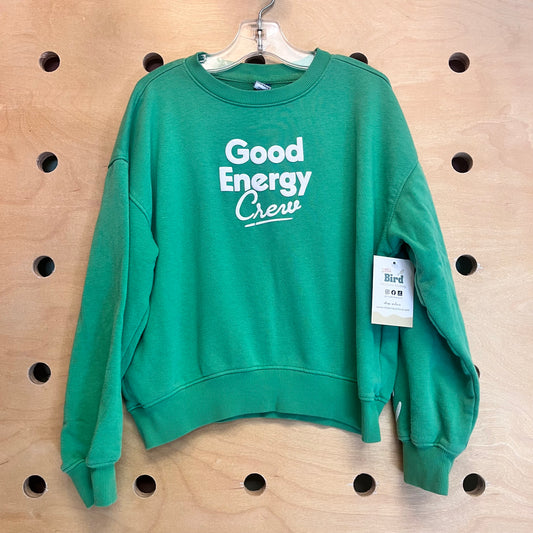 Green 'Good Energy Crew' Pullover
