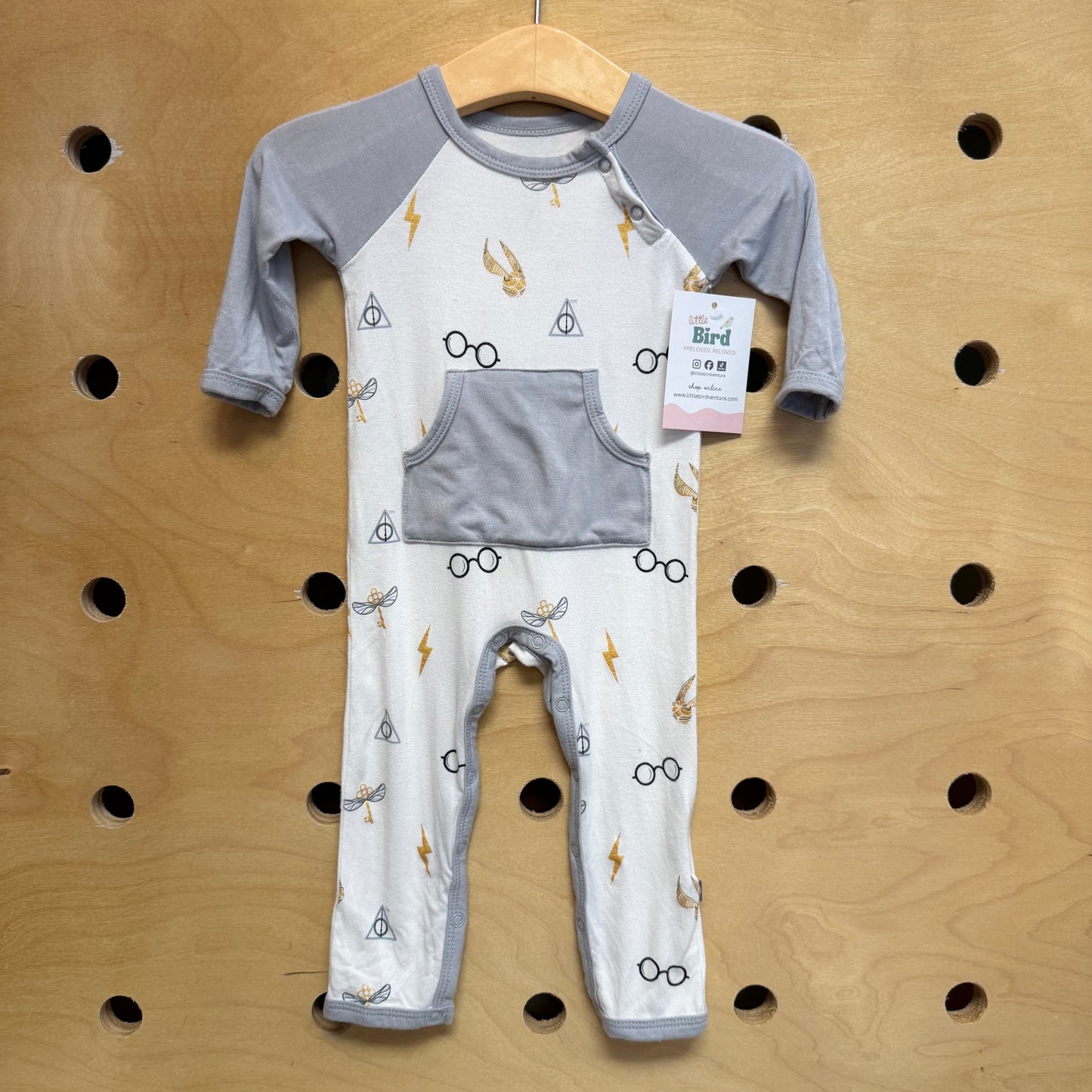 White Bamboo Harry Potter Romper