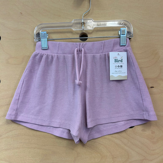 Lavender Waffle Knit Shorts