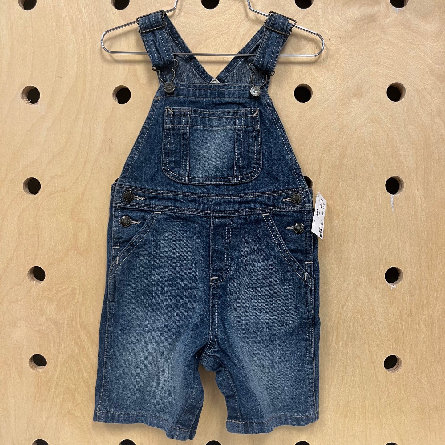 Blue Overall Shorts