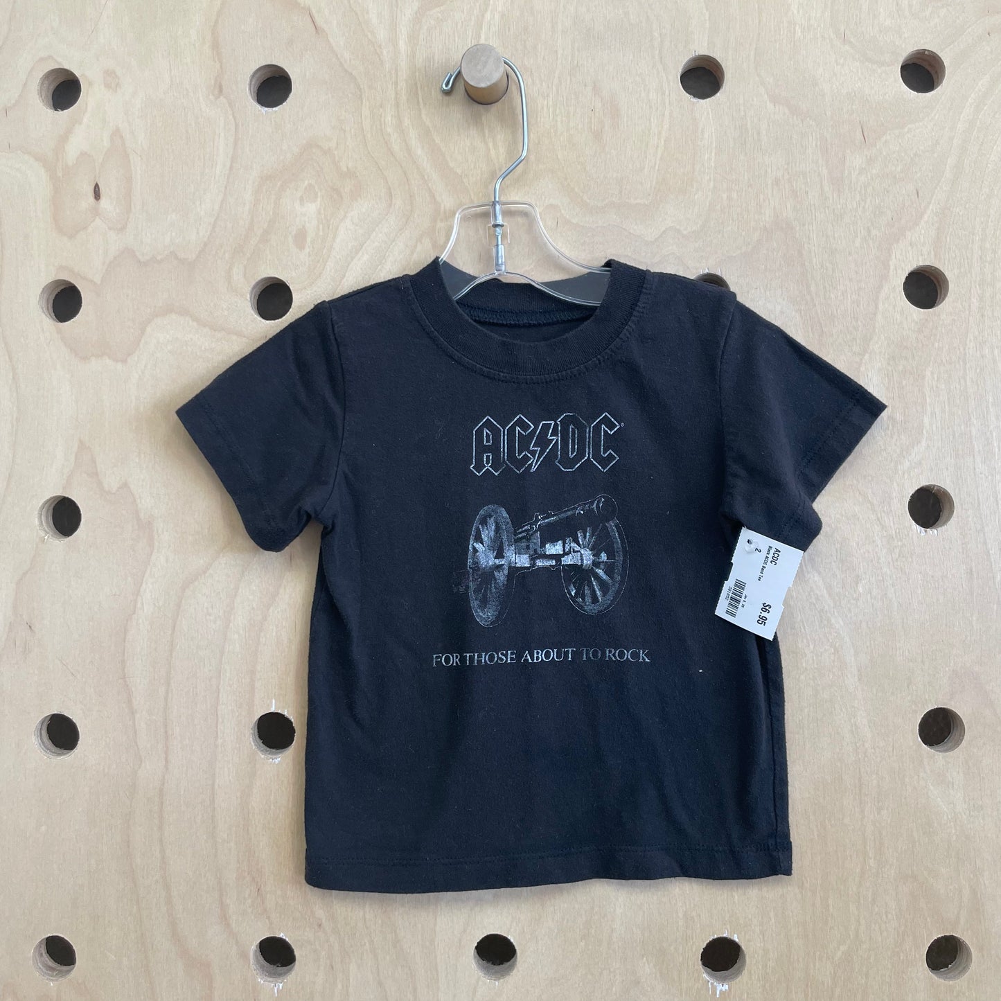 Black ACDC Band Tee