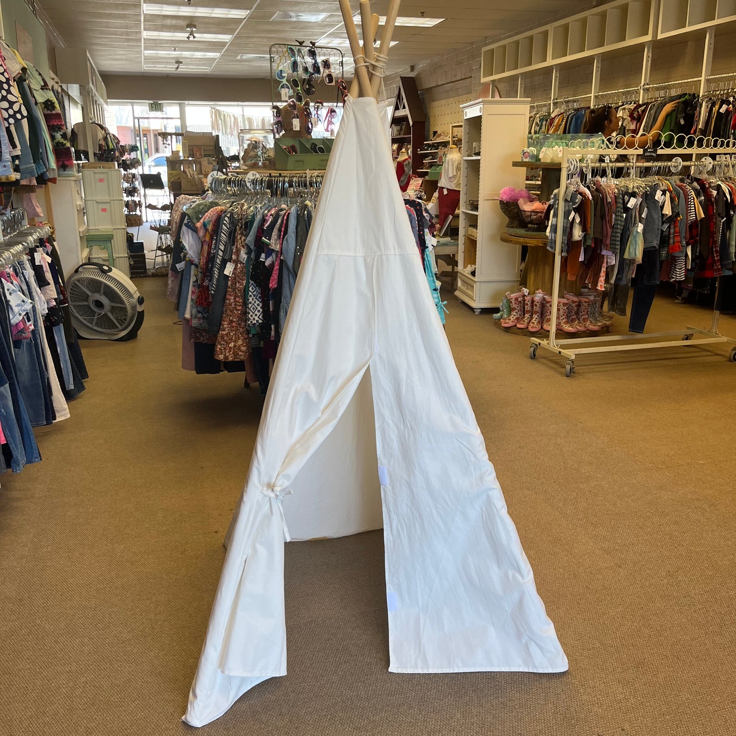 Canvas+Wood Teepee