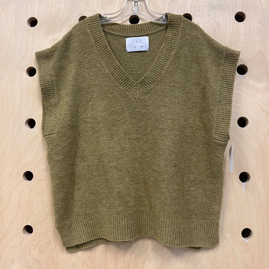 Green Knit Vest