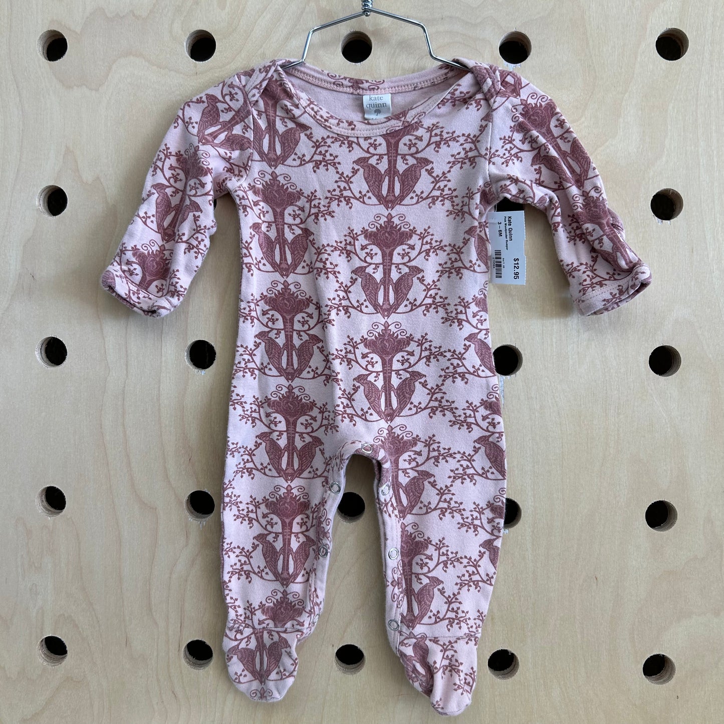 Pink Woodpecker Romper