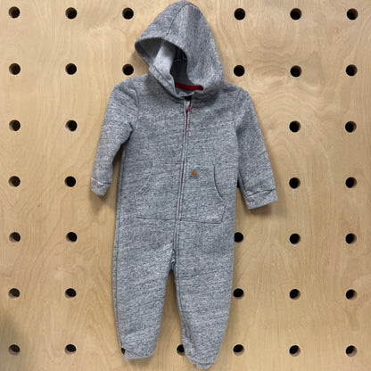 Grey Heathered Carhart Logo Bodysuit