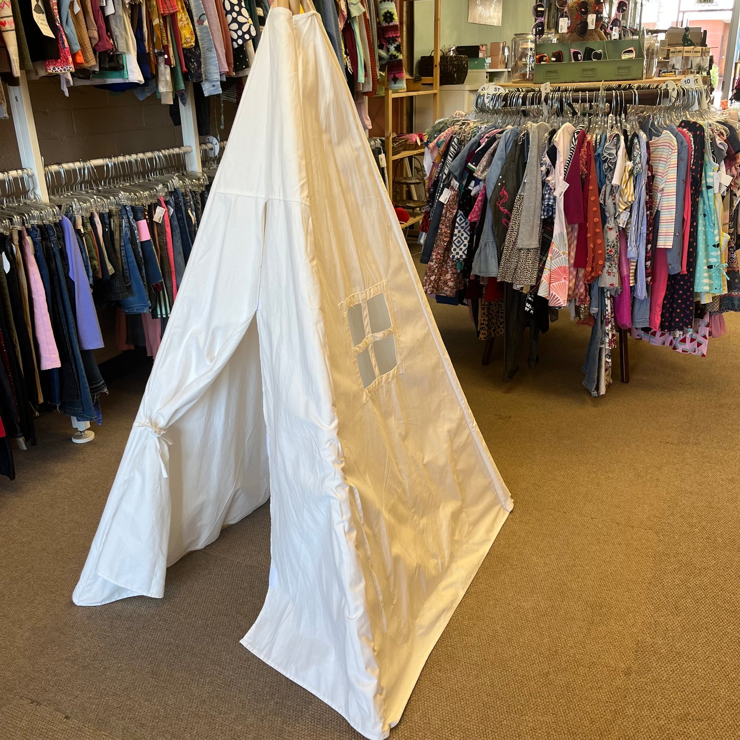 Canvas+Wood Teepee
