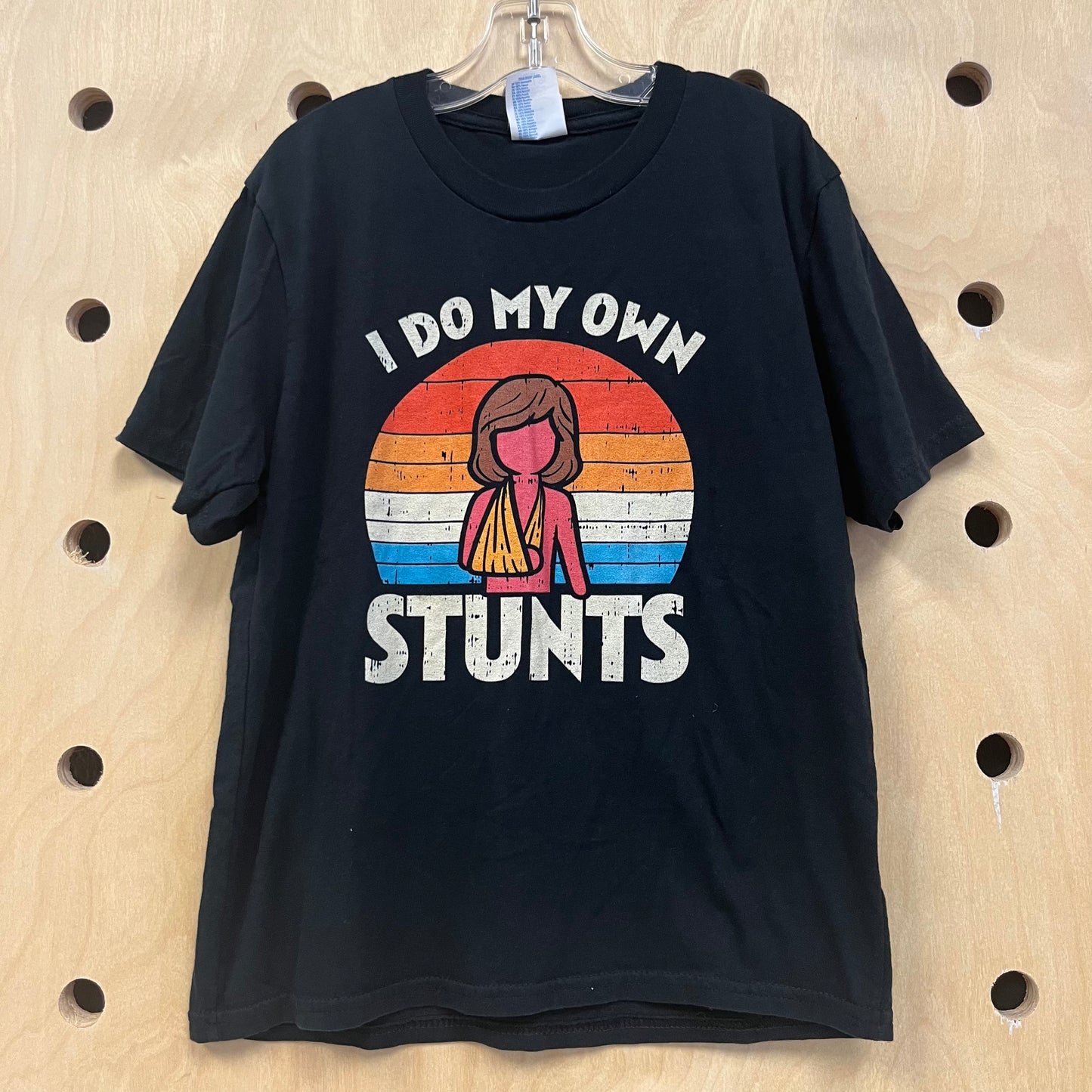 Black I Do My Own Stunts Tee