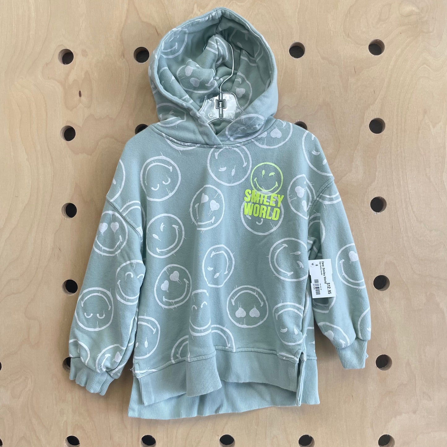 Sage Smiley Hoodie