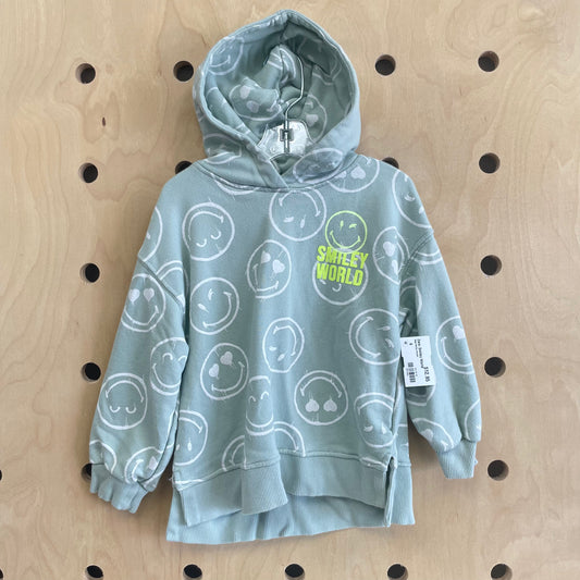Sage Smiley Hoodie