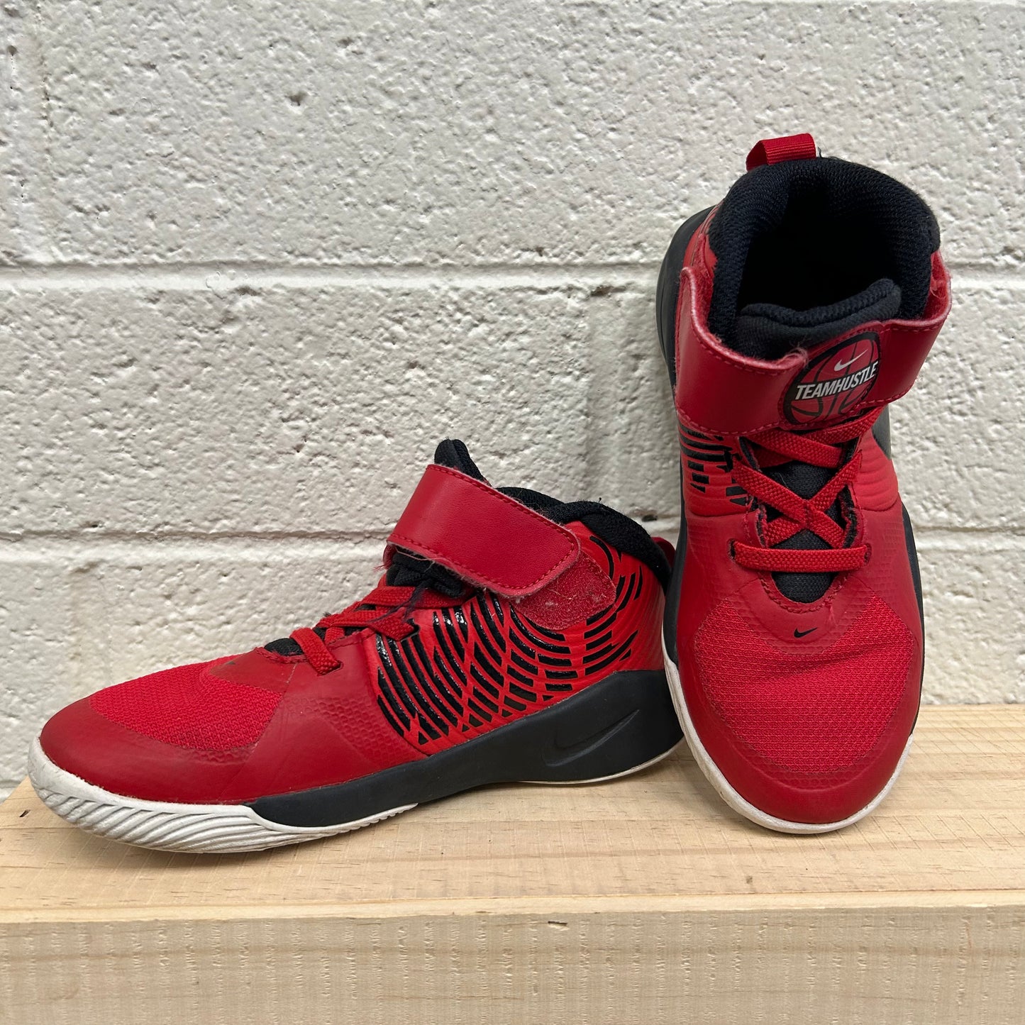 Red Team Hustle Hi Tops
