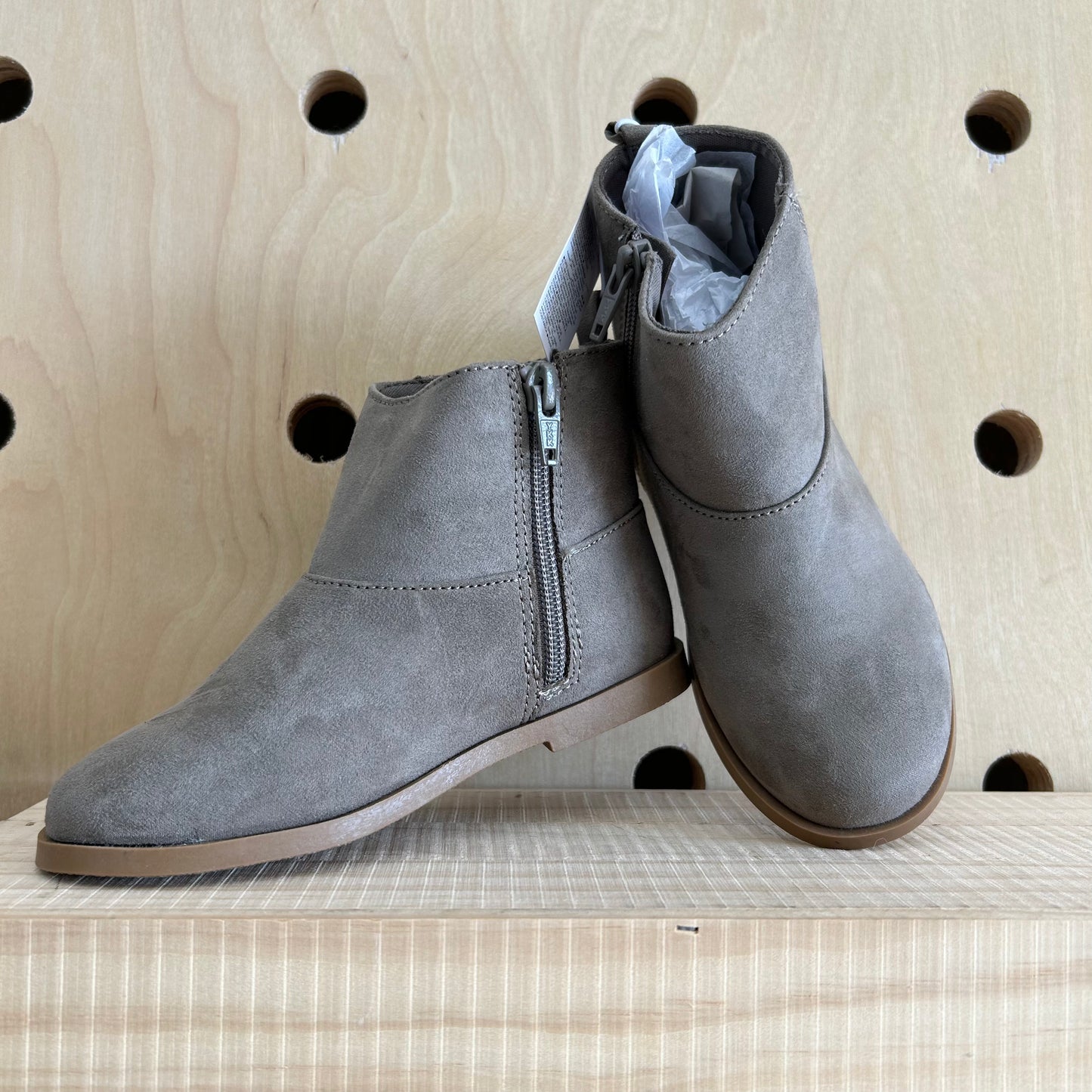GRey Suede Like Boots NEW!