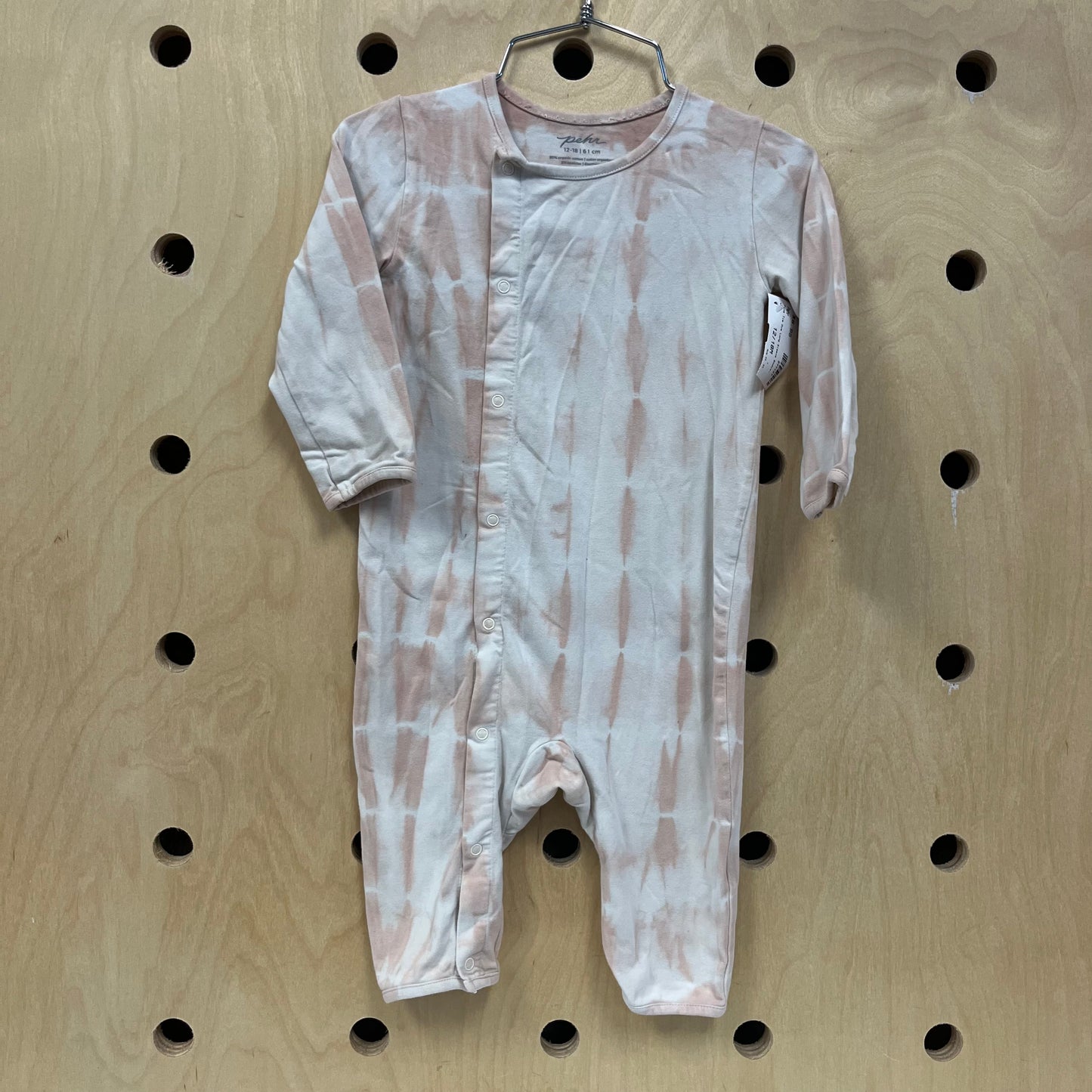 Pink Tie Dye LS Romper