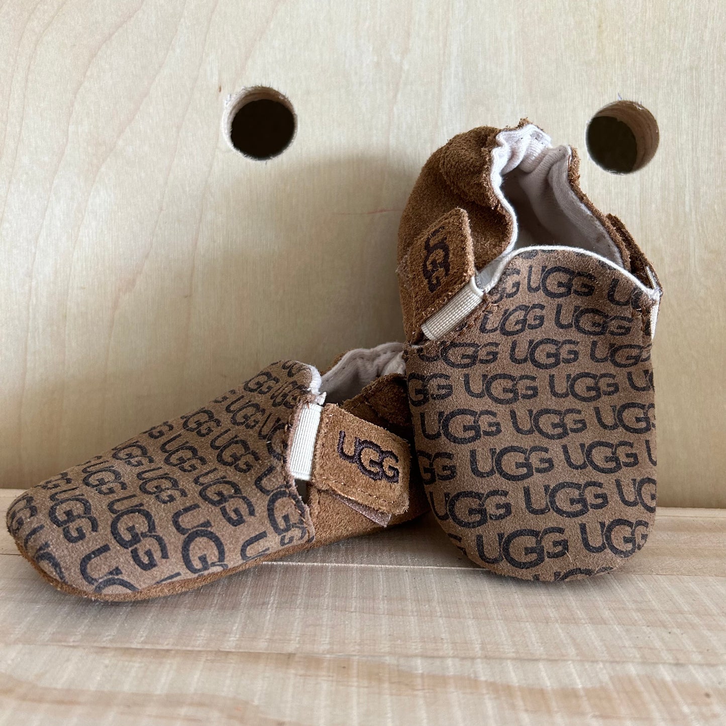Chestnut Roos Leather Slipper Moccs