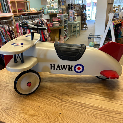 Hawk Metal Ride-On Airplane