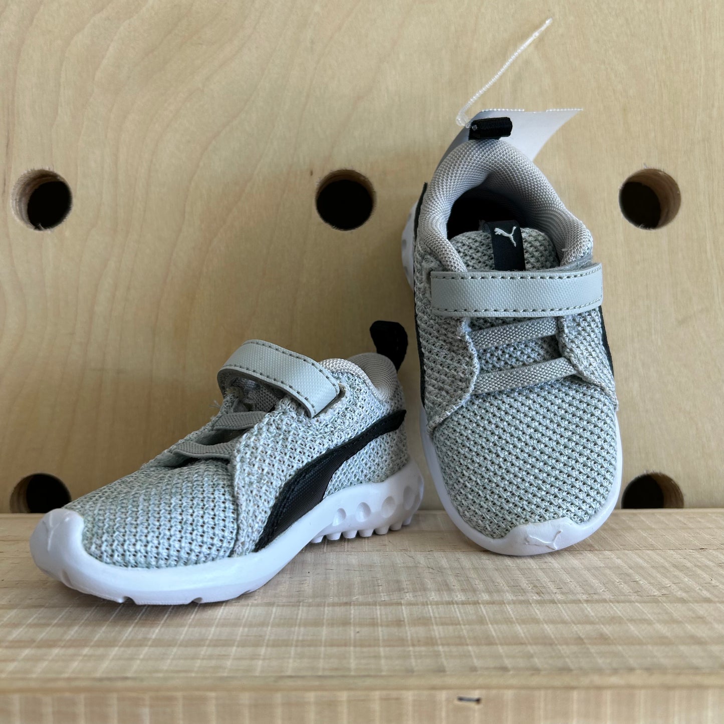Grey Mesh Sneakers